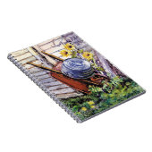 螺旋綴じの並べ紙のノート6.5" x 8.75" ノートブック (右側)