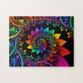 螺旋綴じフラクタル ジグソーパズル