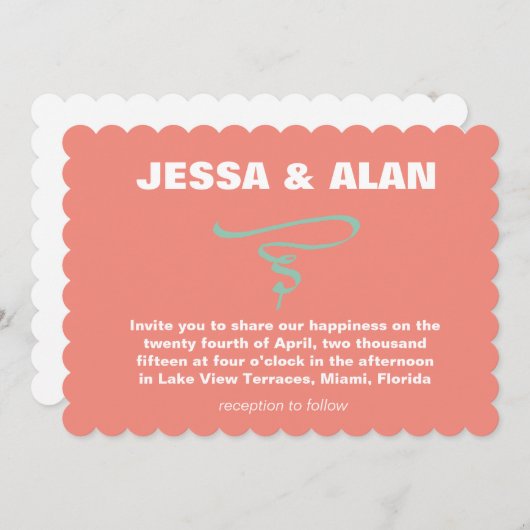 螺旋 招待状 (正面/裏面)