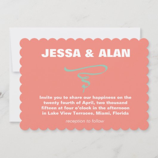 螺旋 招待状 (正面)