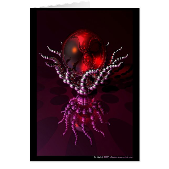 螺線形のゼリー (正面)