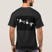 螺線形のダンス1 Tシャツ (裏面)