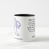 螺線形のトラの霊気のマグ マグカップ (中央)