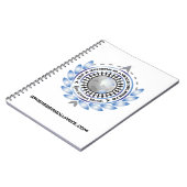 螺線形の写真のノート ノートブック (左側)