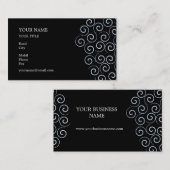 螺線形の名刺 名刺 (正面/裏面)