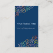 螺線形の名刺 名刺 (裏面)