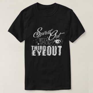 螺線形の基本的なティー Tシャツ