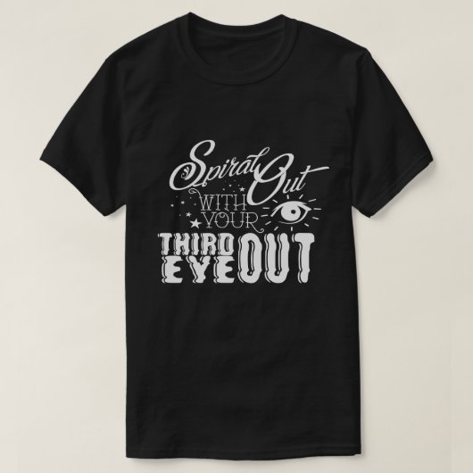 螺線形の基本的なティー Tシャツ (デザイン正面)