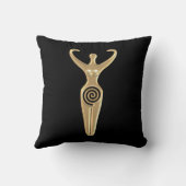 螺線形の女神 クッション (裏面)