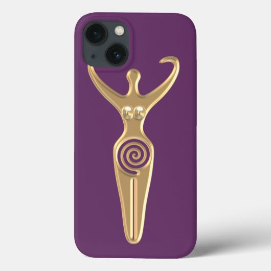 螺線形の女神 Case-Mate iPhoneケース (裏面)