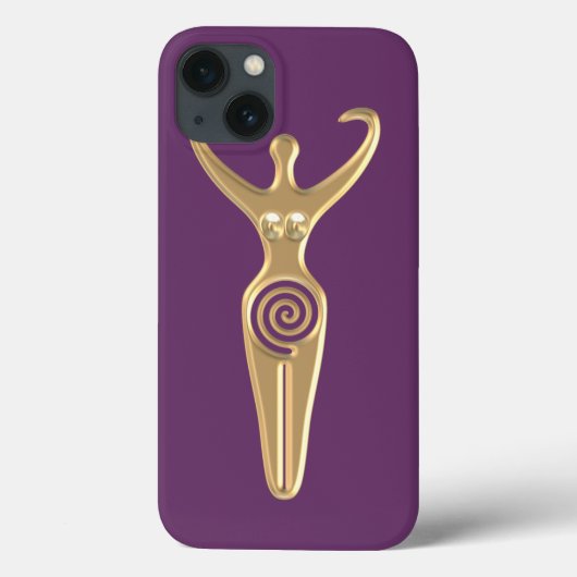 螺線形の女神 Case-Mate iPhoneケース (裏面)