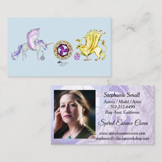 螺線形の本質カード 名刺 (正面/裏面)