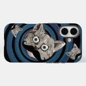 螺線形の気違い猫 Case-Mate iPhoneケース (裏面 (横))
