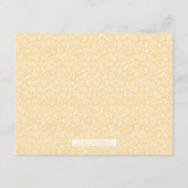 螺線形の登録カード エンクロージャーカード (裏面)