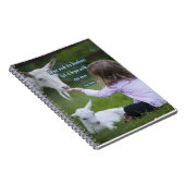 螺線形ノートの"親切さ" 6.5"のための願いx8.75 " ノートブック (右側)