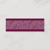 螺線形パターンしおりの名刺 スキニー名刺 (裏面)