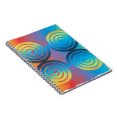 螺線形パターン ノートブック (右側)