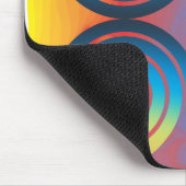 螺線形パターン マウスパッド (コーナー)