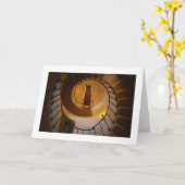 螺線形階段 カード (黄色い花)