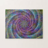 螺線形 ジグソーパズル (横)