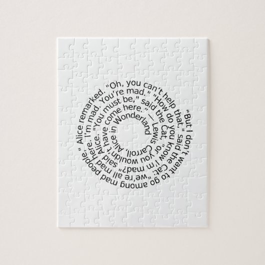 螺線形alicewonderland2 ジグソーパズル (縦)