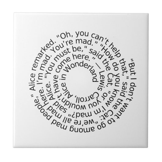 螺線形alicewonderland2 タイル (正面)