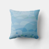 蟹と海魚の航海の枕 クッション (裏面)