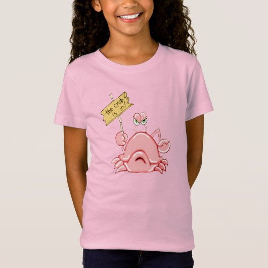 蟹の入り込み Tシャツ (正面)