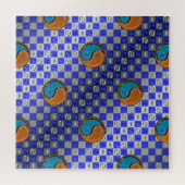 蟹座と木の牛 ジグソーパズル (横)