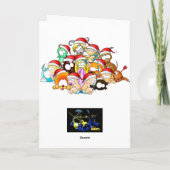 蟹座のクリスマスカード シーズンカード (裏面)