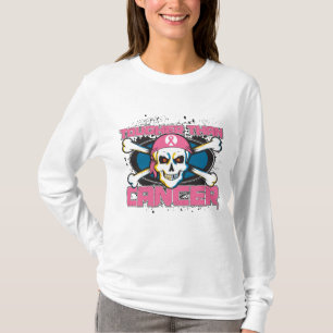 蟹座のスカルより堅い乳癌 Tシャツ