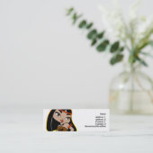 蟹座のプロフィールカード スキニー名刺 (スタンド正面)