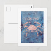 蟹座のポストカード ポストカード (正面/裏面)