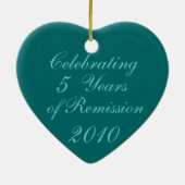 蟹座のリボンは信頼及び赦免を祝います セラミックオーナメント (裏面)