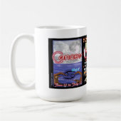 蟹座のレオ大きい15のozのマグのValxartの(占星術の)十二宮図の先端 コーヒーマグカップ (左)