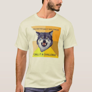 蟹座の勇気のオオカミ Tシャツ