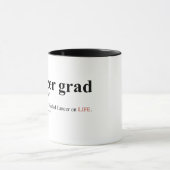 蟹座の卒業生定義マグ マグカップ (中央)