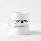 蟹座の卒業生定義マグ マグカップ (正面左)