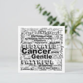 蟹座の君へのこの言葉 雲のような優しさ カード (スタンド正面)