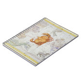 蟹座の星座は、「地図書Coeleからの4つをめっきします ノートブック (左側)