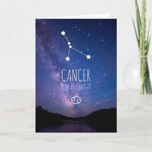 蟹座の星座 | 占星術カード カード (正面)
