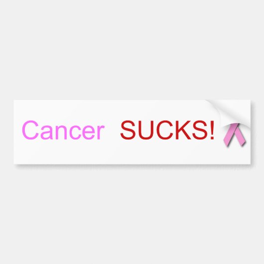 蟹座の最低!  バンパーステッカー (正面)