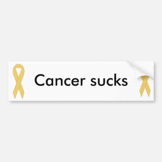 蟹座の最低 バンパーステッカー (正面)