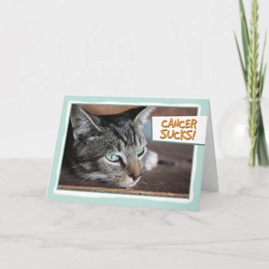 蟹座の最低、悲しい猫 カード (正面)