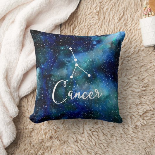 蟹座の枕 クッション (ブランケット)