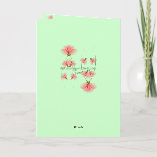 蟹座の母の日カード カード (裏面)