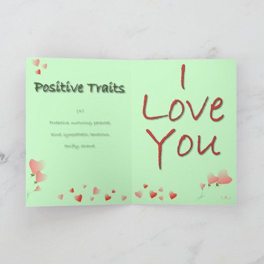 蟹座の母の日カード カード (内部)