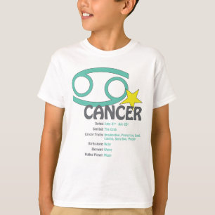 蟹座の特性の子供のTシャツ Tシャツ