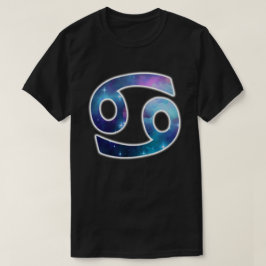 蟹座の記号のワイシャツ-黒 Tシャツ