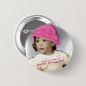 蟹座の認識度 缶バッジ (正面&裏面)